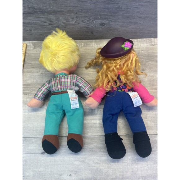 Puzzle Place Plush Dolls Fisher Price Ben Jody Vintage 90s Lot of 2 - Picture 7 of 11